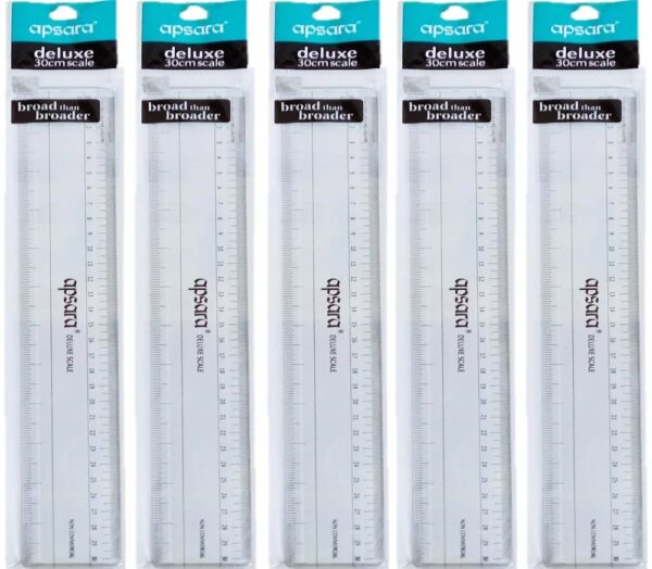 Apsara deluxe 30cm scale pack of 3 pcs