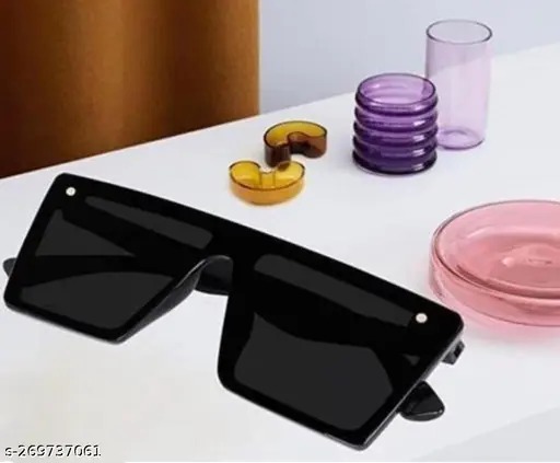 Private Label Black Sunglasses with Black Frame