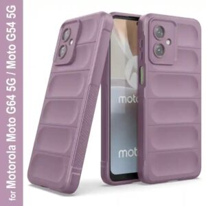 Moto Mobile Back Cover for Motorola g64 5G purple colour