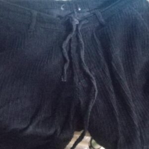 Private Lable men oversized relaxed men black trouser size 36