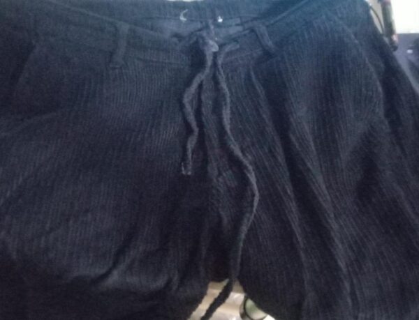 Private Lable men oversized relaxed men black trouser size 36