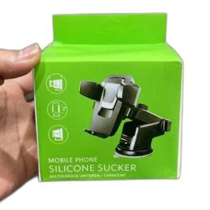 Private Lable Black Mobile Phone Silicone Sucker Mount