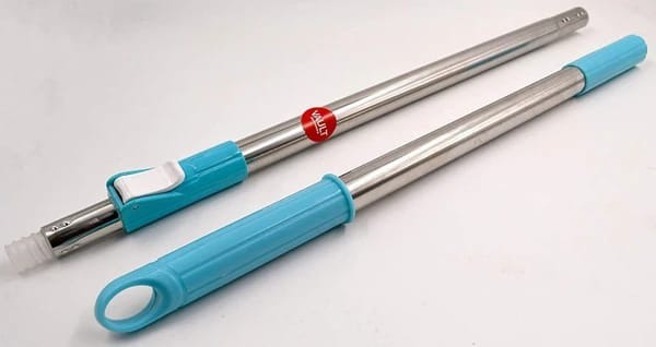 Private Lable 360 Bucket Spin Mop Stick Blue With Microfiber Refill