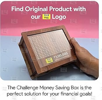 Yay Play 1 00 000 Rupees Money Saving Box Wooden Piggy Bank