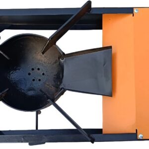 Sanskruti Chul Cooking Stove Orange Steel manual Iron Gas Stove 1 Burners