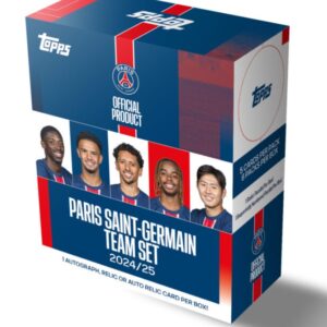 Topps 2024 2025 Team Set Soccer Box Paris Saint Germain