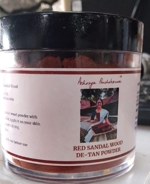 Acharya Panchakarma RED SANDAL WOOD DE TAN POWDER 40g