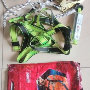 Udyogi Safety Belt With Shock Absorber Eco 1 With Double Scoffholding Hook