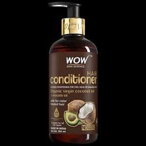 Wow Skin Science Hair Conditioner With Coconut Oil Avocado Oil For Thin Damaged Hair 300 ml
