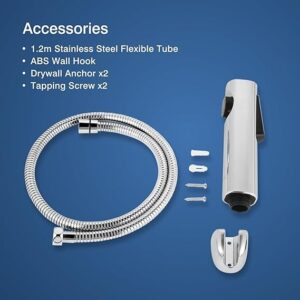 Hindware ABS Chrome Finish Health Faucet without Connection Pipe F160096CP