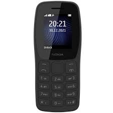Nokia 105 Dual SIM Charcoal black used charging cable missing IMEI No 432141642Y041614