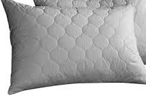 LA VERNE QUILTED Microfibre Solid Sleeping Pillow Pack of 1 Grey