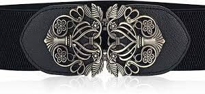 Private Lable Women Evening Formal Party Black Artificial Leather Belt Black Colour