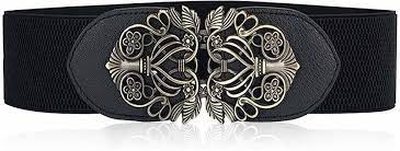 Private Lable Women Evening Formal Party Black Artificial Leather Belt Black Colour
