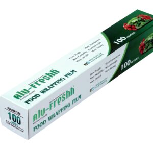 Alu Frpshh Compostable Food Wrapping Cling Film green colour 300meter