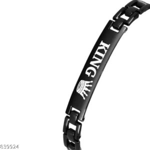 Private Lable Round Black Dial Stainless Steel Chain