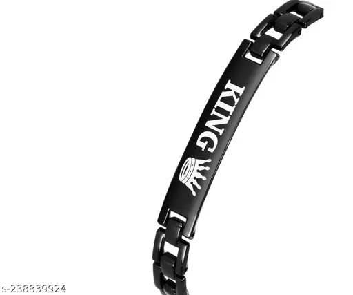 Private Lable Round Black Dial Stainless Steel Chain