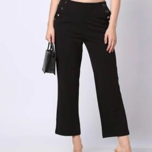 FIG Women s Regular Fit Flat Front Trousers SIZE L