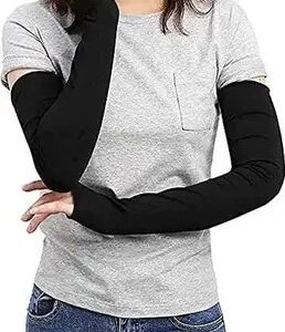 Private Lable Nylon Arm Sleeve For Men Women Free Black