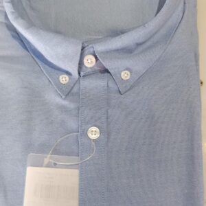 Private Lable PLAIN AQUA BLUE Business Casual Formal Shirt for Men Full Sleeve Size M