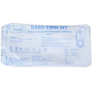 Naso Twin Set Nasal Cannula Nasal Oxygen Catheter Adult Vig