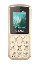 Angage A2163 gold black phone sealed