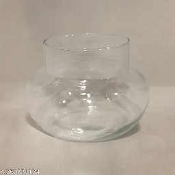 Private Label Glass Pot for Lucky Bamboo White Colour