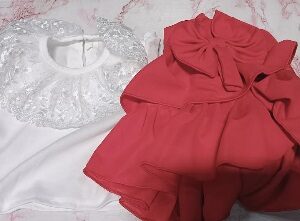 Private Label Girls Dress White And Red Colour 16 size