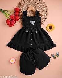 Private Label Girls Dress Black Colour 20 Size