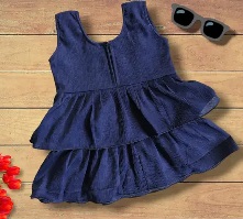 Private Label Girls Dress Teal And White Colour 16 Size