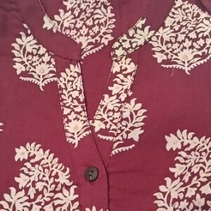 Pantaloons Women Core Plus Kurta Red Colour S Size