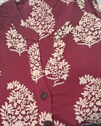 Pantaloons Women Core Plus Kurta Red Colour S Size
