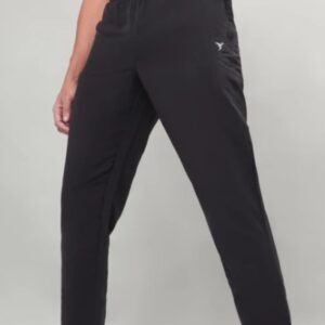 Technosport Men Solid Black Track Pants Size M 30