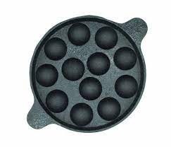 Private Label  Iron Natually Nonstick Paniyaram Pan