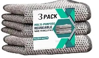Private Label NonScratch Wire Dishcloth Cleaning Cloth for Kitchen pACK oF 5