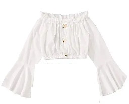 Private Label Girls Top White Colour 34 Size