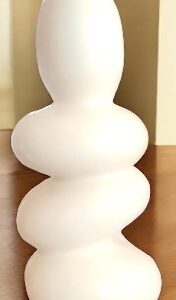 Private Label Decorative Ceramic Flower Vase White