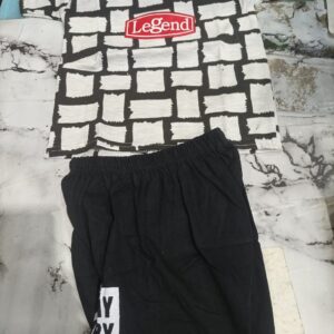 Private Label  Kids Wear Boys pant teshirt 1yer Multi colour