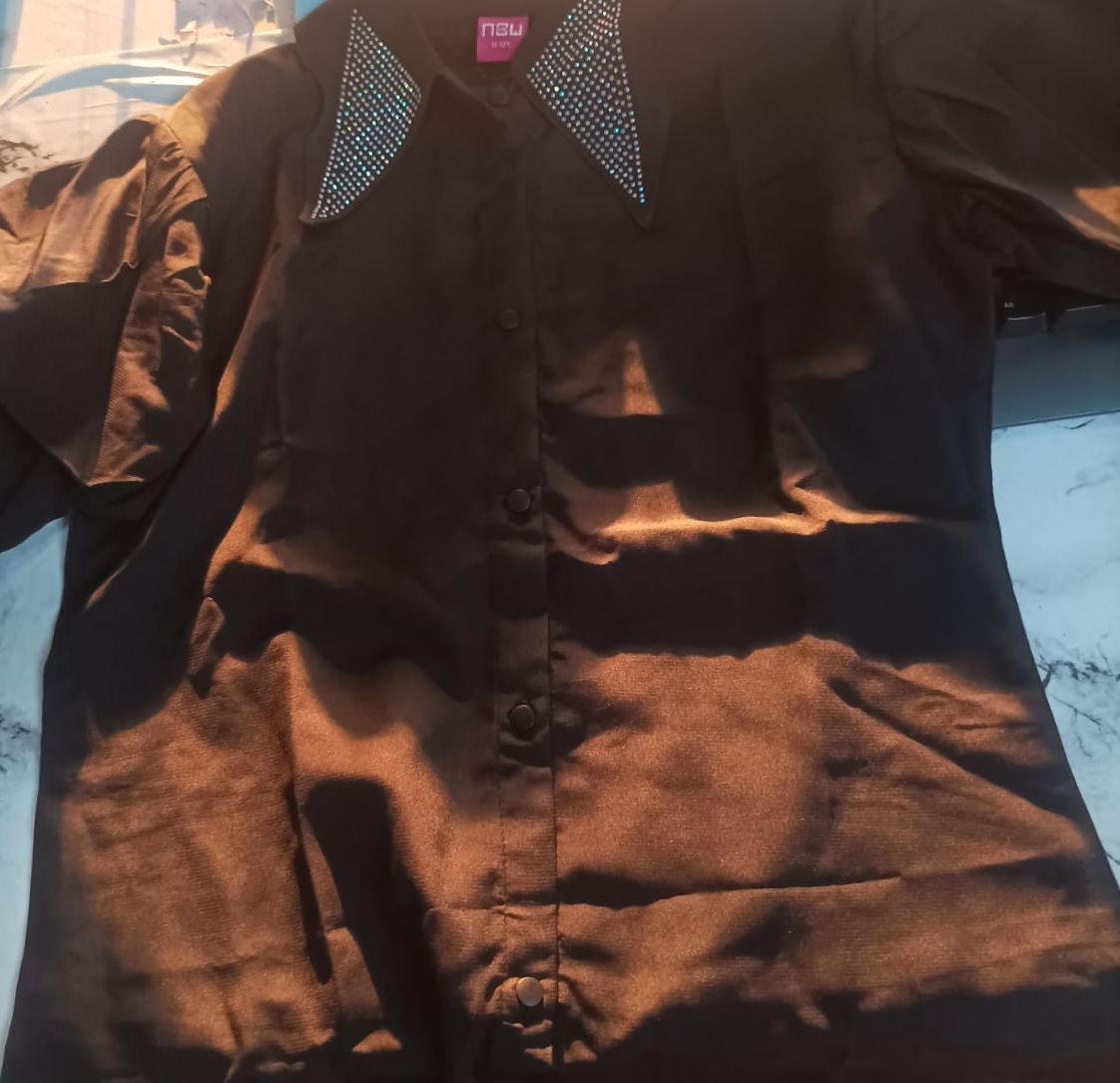 Private Label Pakistani style kurta Black 11 to 12 y