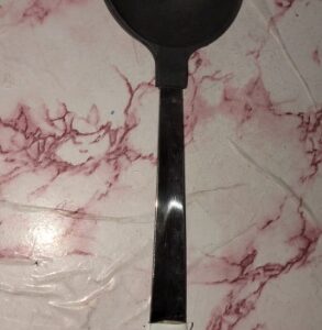 Private Label Cooking Spoon Lightweight Black