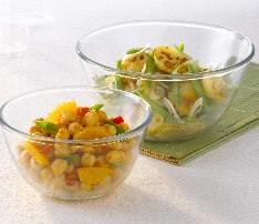 Borosil Glass Mixing And Serving Bowls 2 Pcs