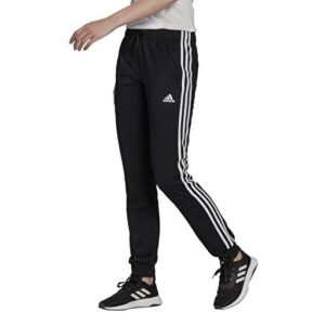 Adidas Womens Slim Fit Mid Rise Pants Black Colour M Size