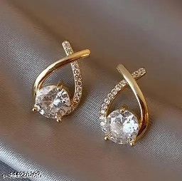 Estailo korean Stud Earrings Golden Colour