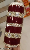 Private Label Bangles For Womans Red And White Colour 26 Size