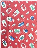 Private Label Plastic Diaper Changing Mat Red Colour