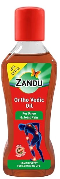 Zandu Knee And Joint Pain Ortho Vedic Oil 120ml