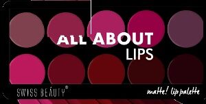 Swiss Beauty Matte Lip Palette 12g 10 Shade