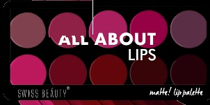 Swiss Beauty Matte Lip Palette 12g 10 Shade