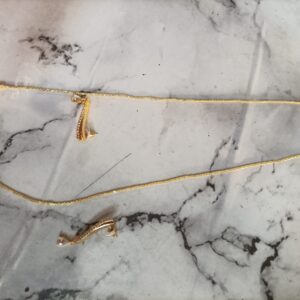Private Label Jewellery High Gold Pleted Pendant and Chain