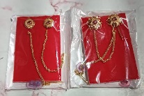 Private Label Womens Gold Palted Earing Pack Of 2